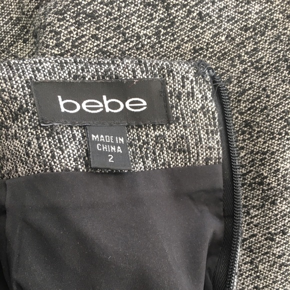 BEBE WOOL BLEND MINI SKIRT - Picture 5 of 6